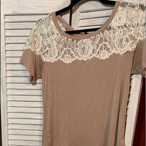 BKE lace top t-shirt